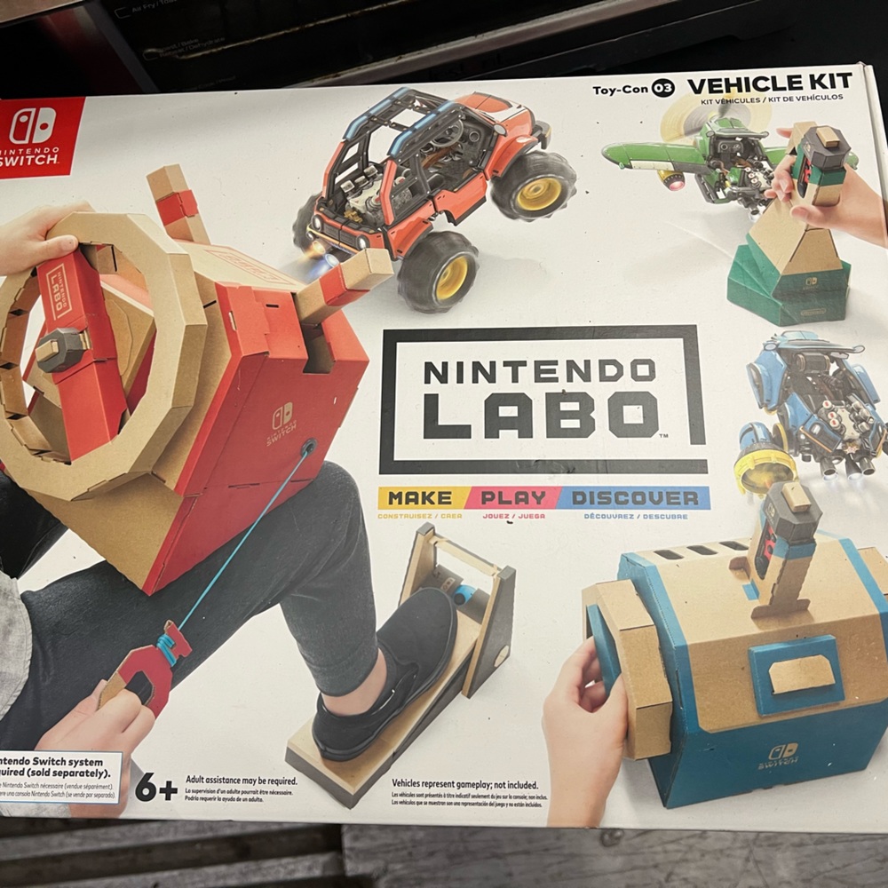 Nintendo Labo- opened but never used. All pieces included!